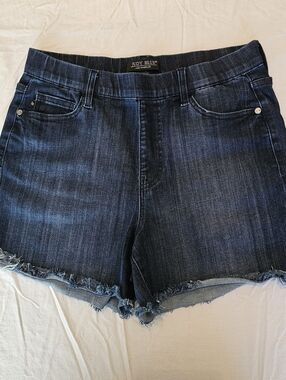 Judy Blue Pull-on Jean shorts with raw hem Style # JB150199